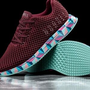 NOBULL Maroon and Teal Athletic Shoes